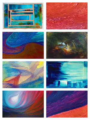 Postcard Collection: Abstract Expressionist