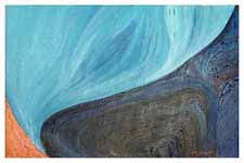 8 Postcards: Blues with Copper