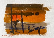 8 Greeting Cards: Encampment