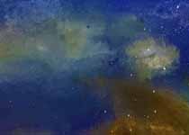 8 Greeting Cards: Night Sky