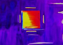 8 Greeting Cards: Prisms Violet