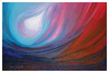 8 Postcards: Red Blues