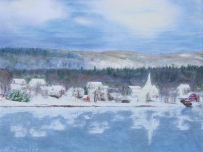 Granville Ferry Winter © 1991-2025 Teal Tide Studios
